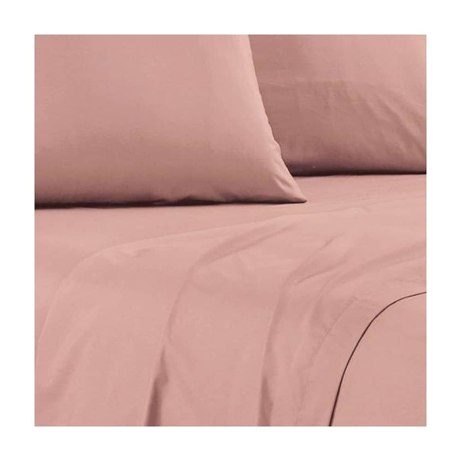Sabana Andes Microfibra Lisa Rosa 1.5 Plaza image number 0.0