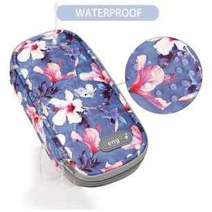 Bolso Estuche Portatil De Viaje Insulina Cooler Refrigerante Flores