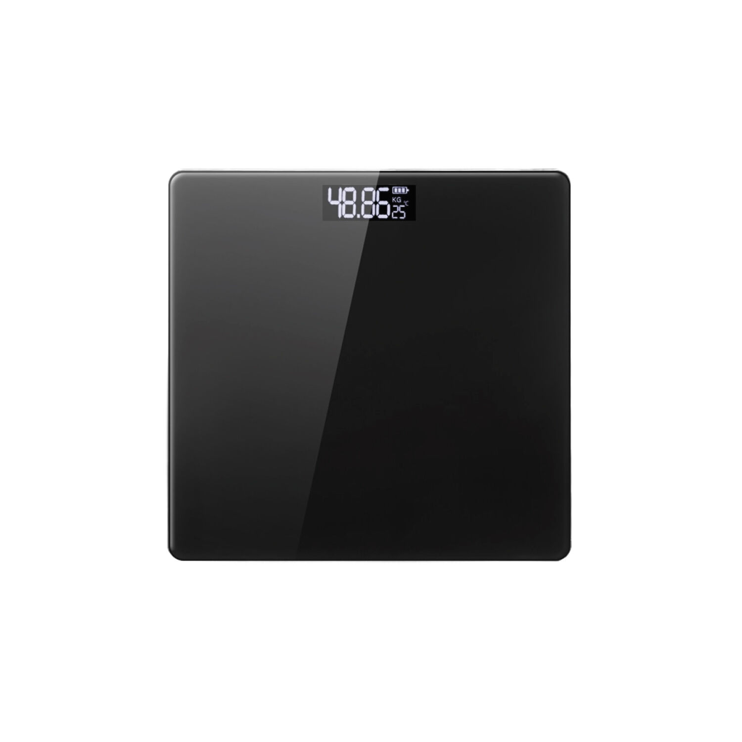 Pesa Digital Ba&ntilde;o Vidrio Templado Capacidad 180kg Negro - Ps image number 0.0