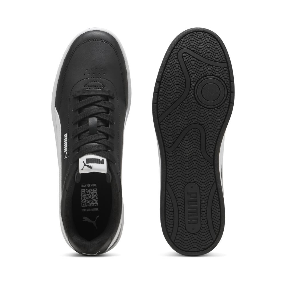 Zapatilla Urbana Hombre Puma Court Classic Negra image number 4.0