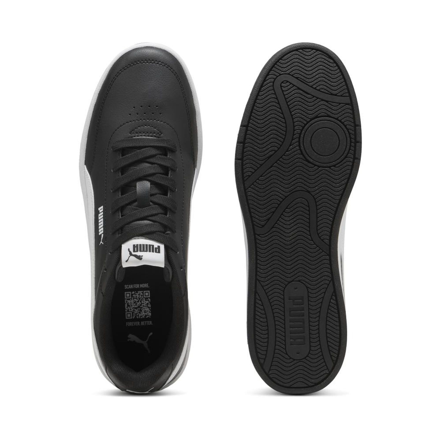 Zapatilla Urbana Hombre Puma Court Classic Negra image number 4.0