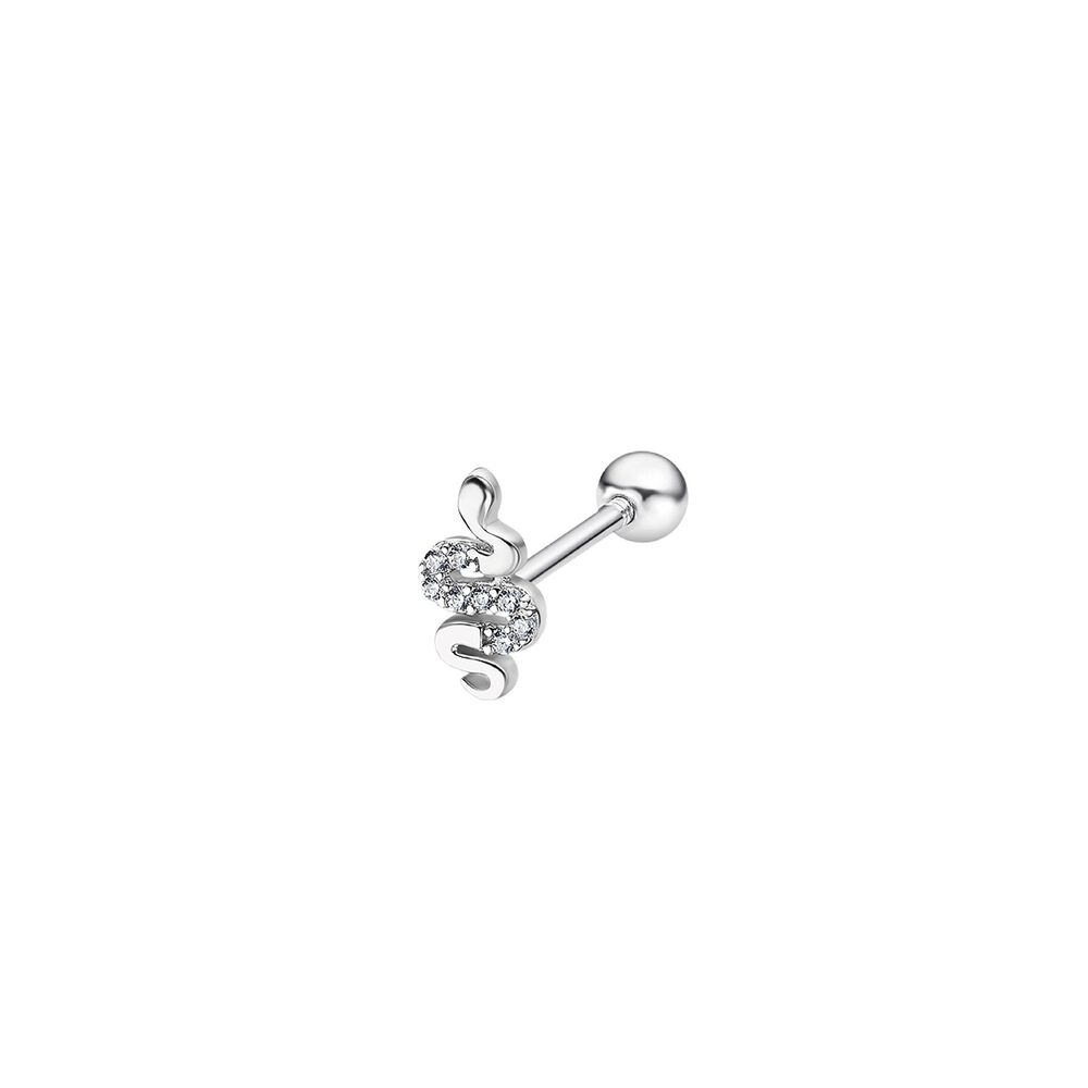 Ear Cuff Lp3375-9/1 Lotus Silver Mujer Ear Party image number 0.0