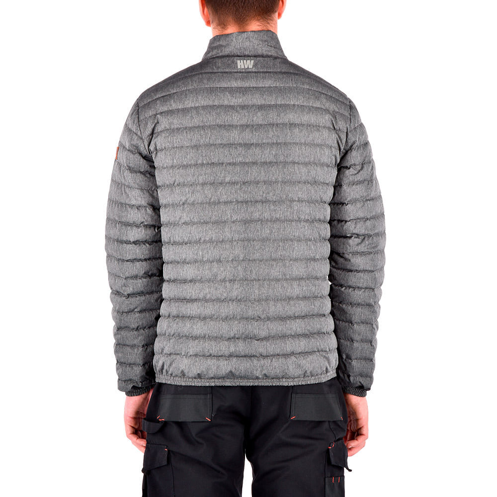 Parka Pluma Hw Goose Reversible Negro/gris Melange image number 1.0