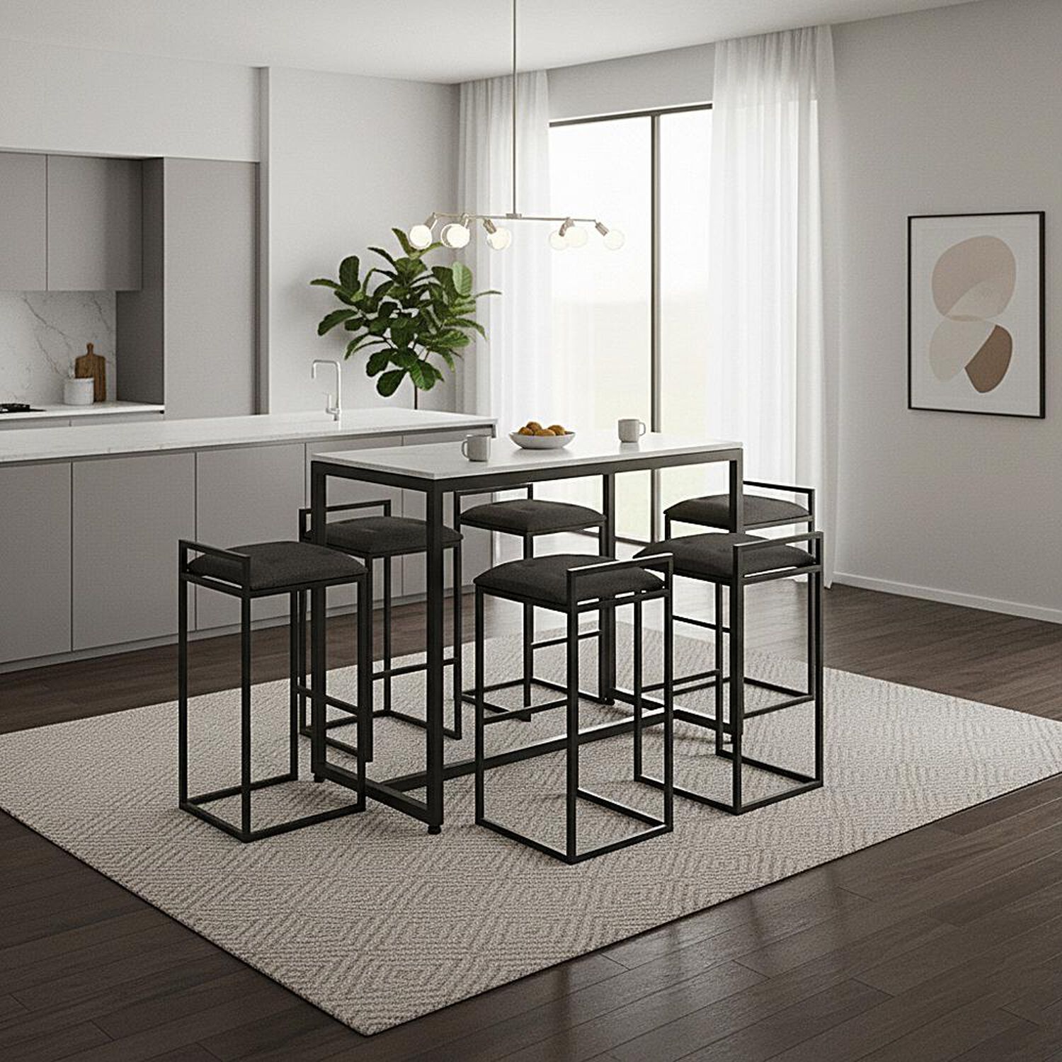 Pack 2 Sillas Mons Barcelona Gris image number 2.0