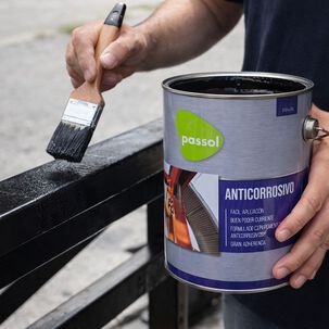 Anticorrosivo Alqu&iacute;dico Negro 1 Galon Passol (rejas,fierro