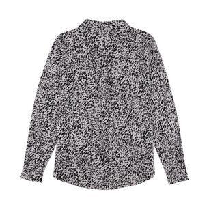 Blusa B&aacute;sica Media Tapeta Manga Larga Cuello V Mujer Kimera