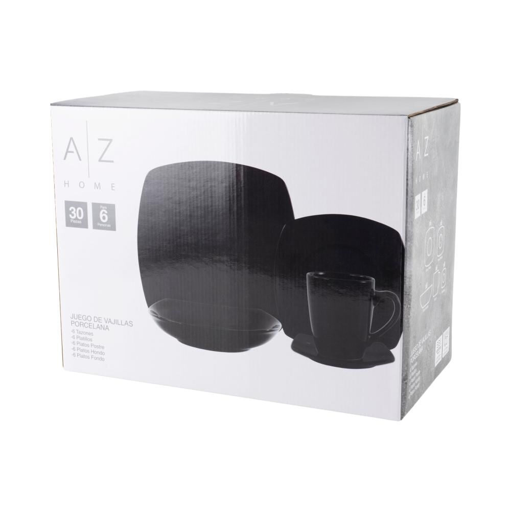Juego De Vajilla Azhome Noir / 30 Piezas / 6 Personas image number 3.0