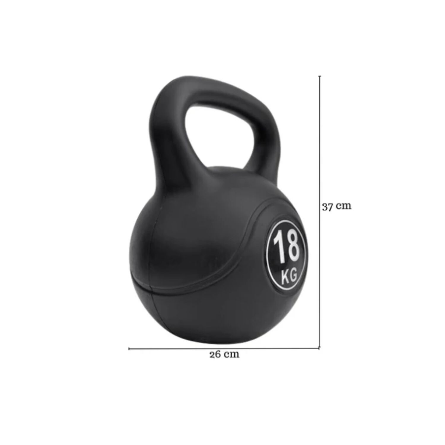 Pesa Rusa 18 Kg Kettlebell Mancuerna Entrenamiento Fitness image number 3.0