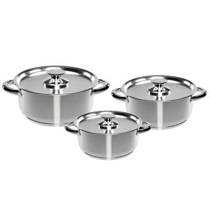 Bateria Cocina Wens 6 Piezas Acero Inoxidable Cocina 420-6ss