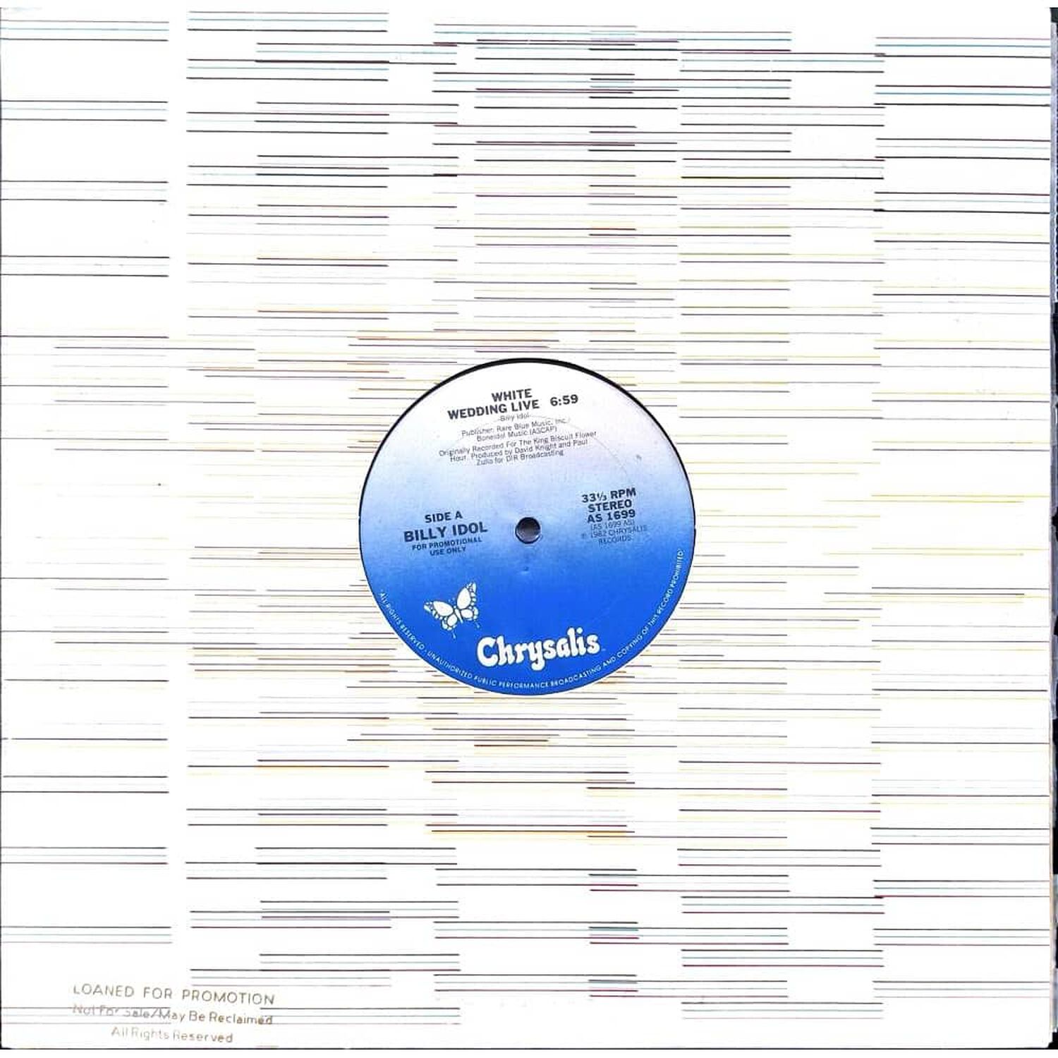 Billy Idol - White Wedding | 12" Maxi Single Usado image number 0.0