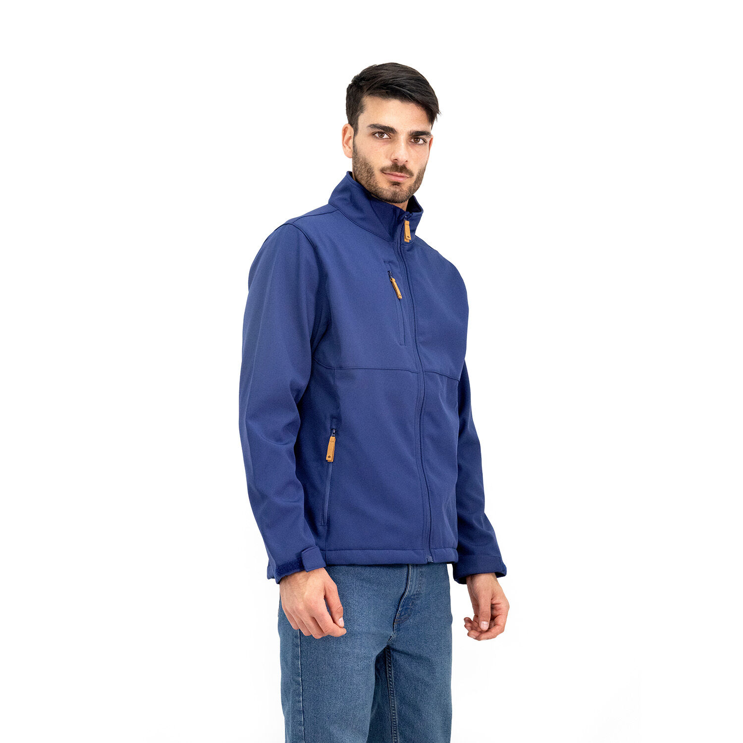 Softshell Quebec Lobo Azul Hombre image number 0.0
