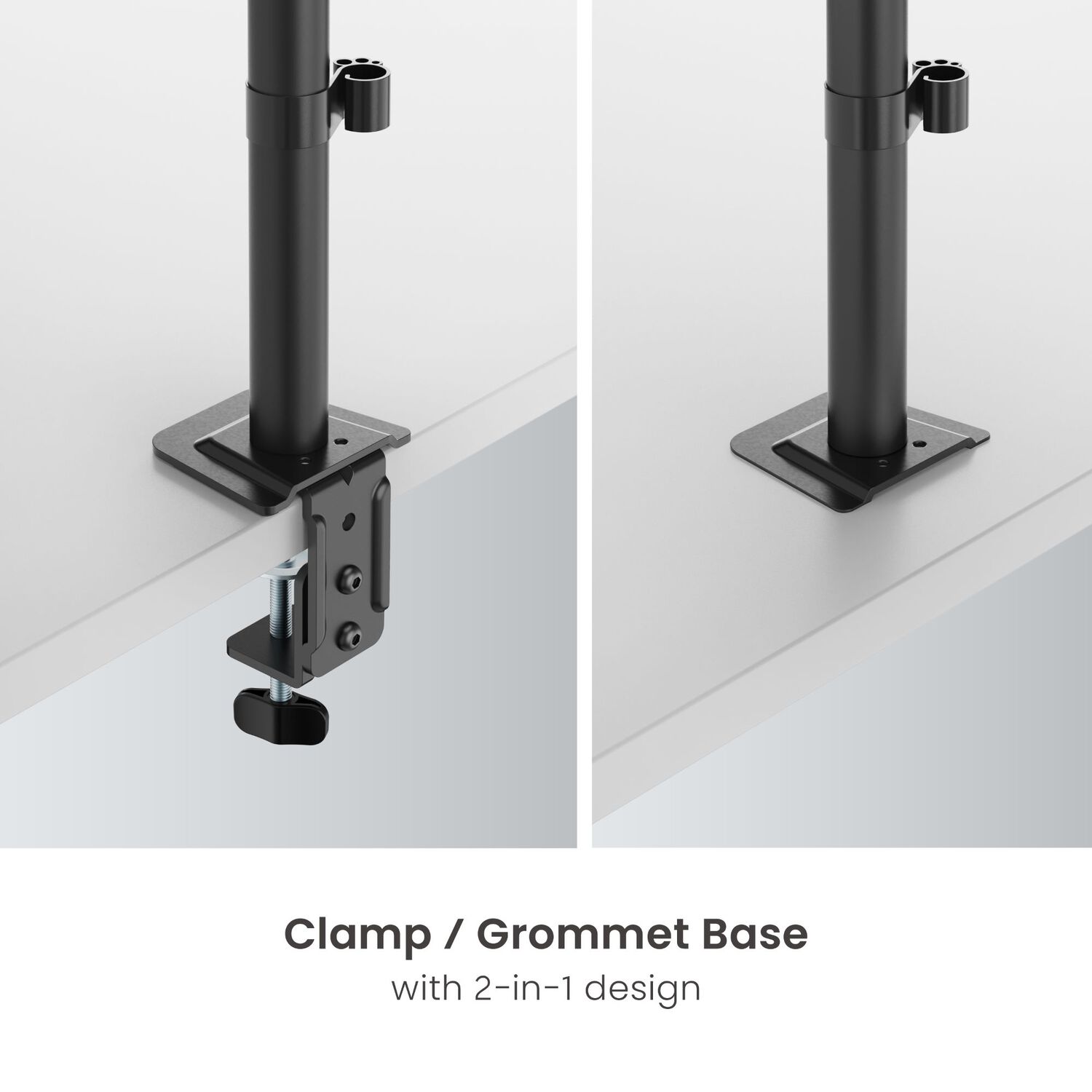 Brazo Articulado Vertical Para 2 Monitores 17"~32" 20kg Brasforma Bm725 image number 5.0