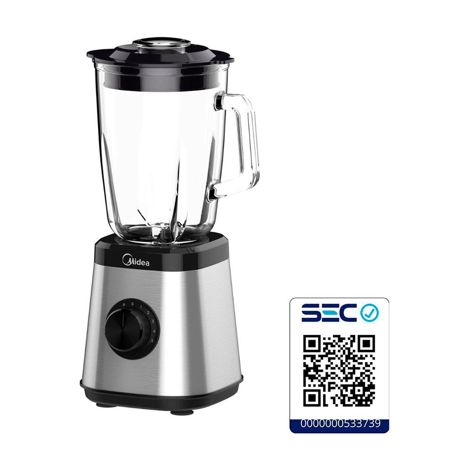 Licuadora Midea MJ-BL7000SS / 1.5 Litros / 1000W image number 4.0