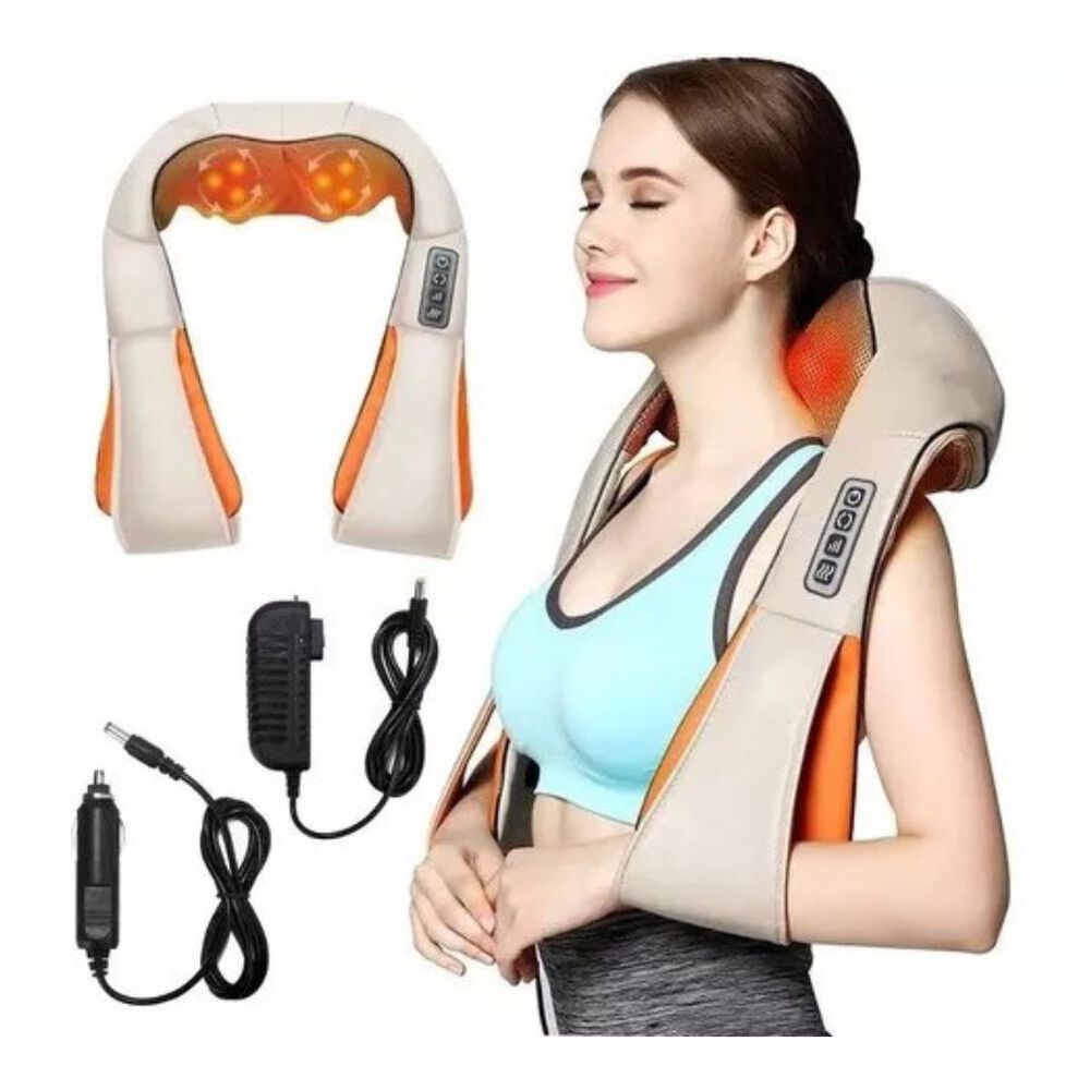 Masajeador Eléctrico Lumbar Cuello Cervical Multi Masaje image number 0.0