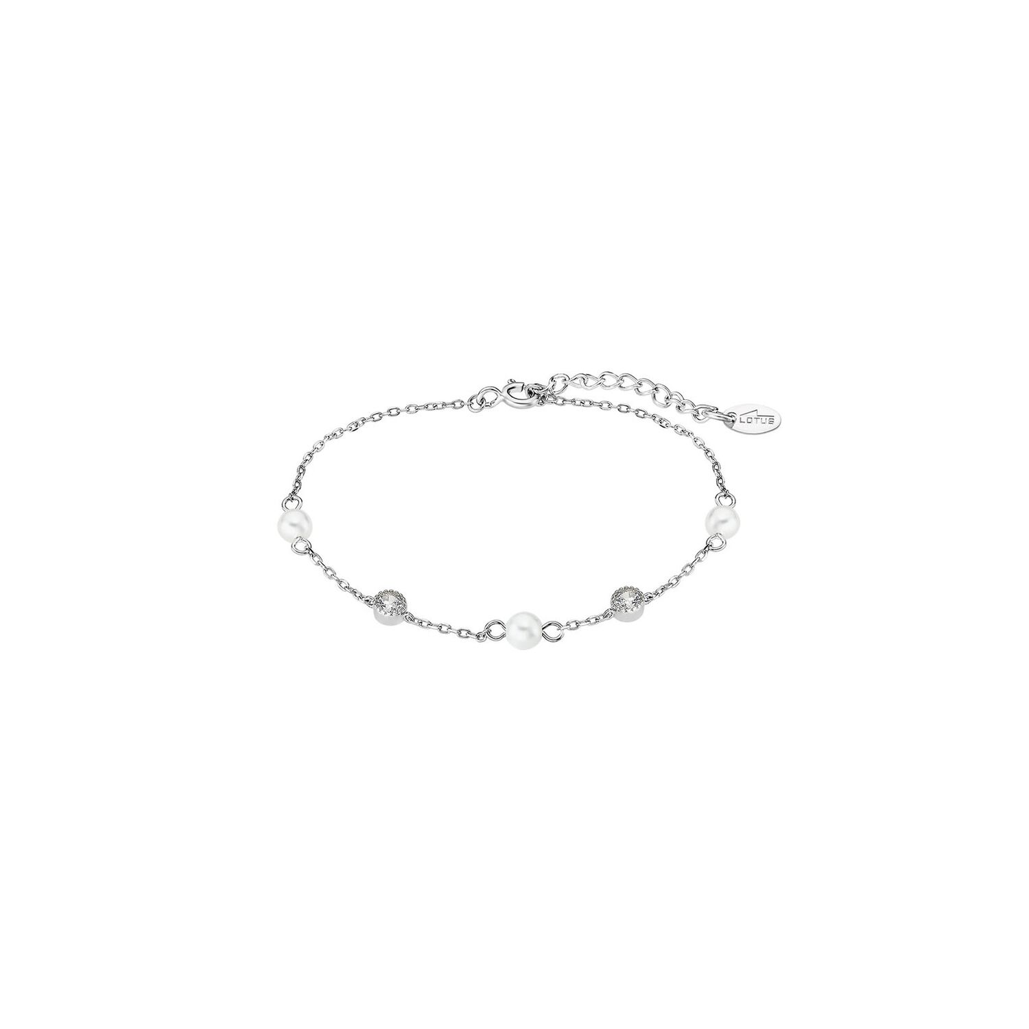 Pulsera Lp3411-2/1 Lotus Silver Mujer Pearls image number 0.0