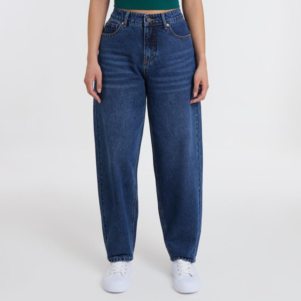 Jeans Tiro Medio Barrel Mujer Freedom image number 0.0