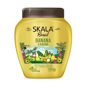 Crema Tratamiento Banana 1 Kg Reparacion Y Brillo Capilar