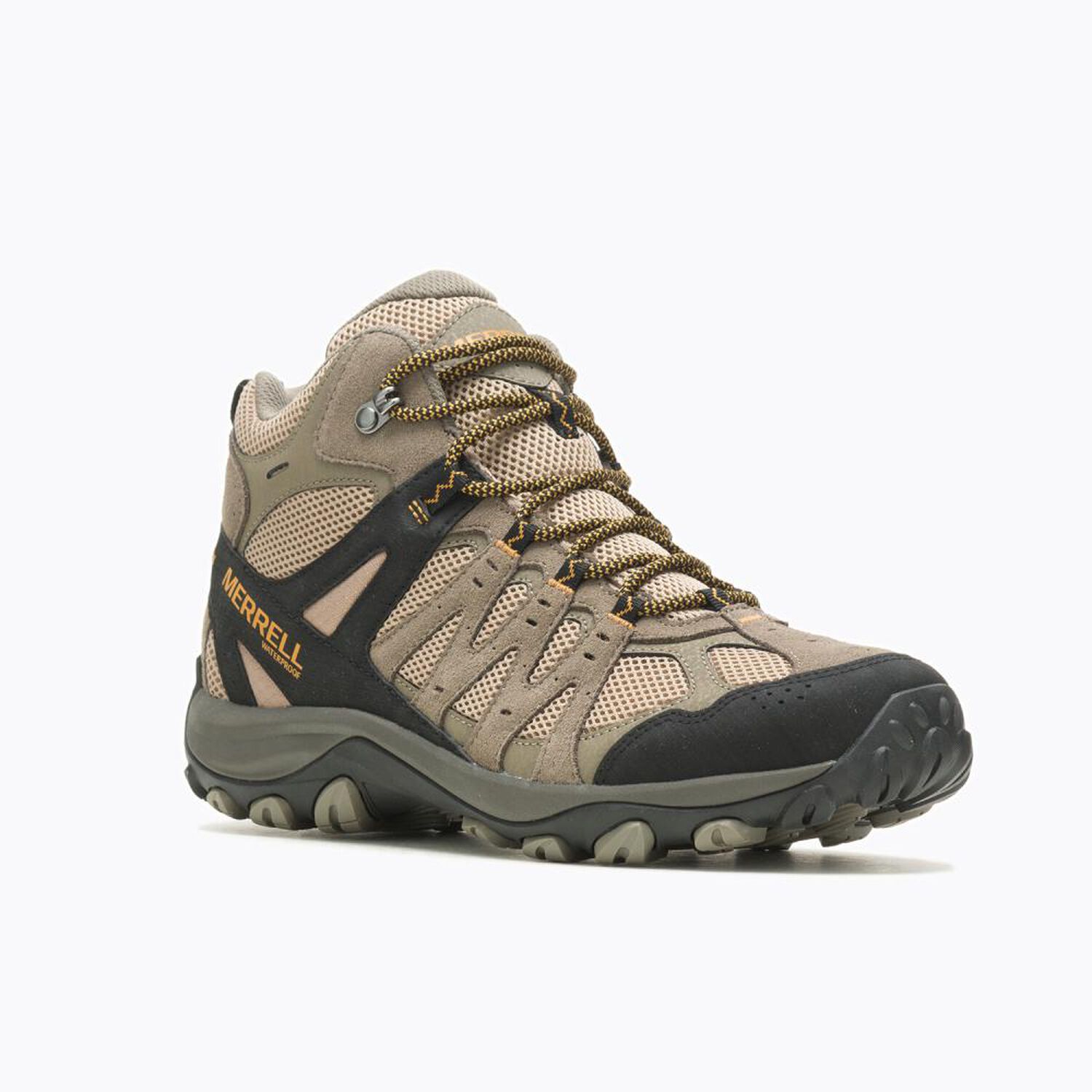 Bot&iacute;n Outdoor Hombre Merrell Accentor 3 Mid Wp Beige image number 1.0