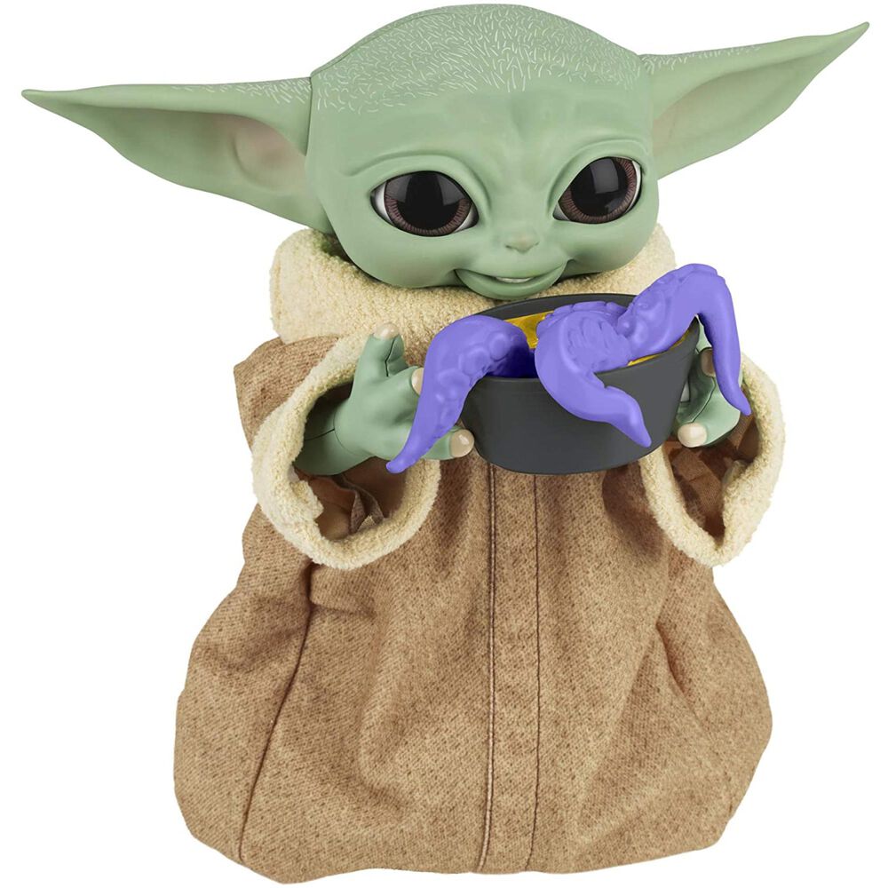 Juguete Figura De Accion Baby Yoda Interactivo Star Wars Hasbro image number 1.0