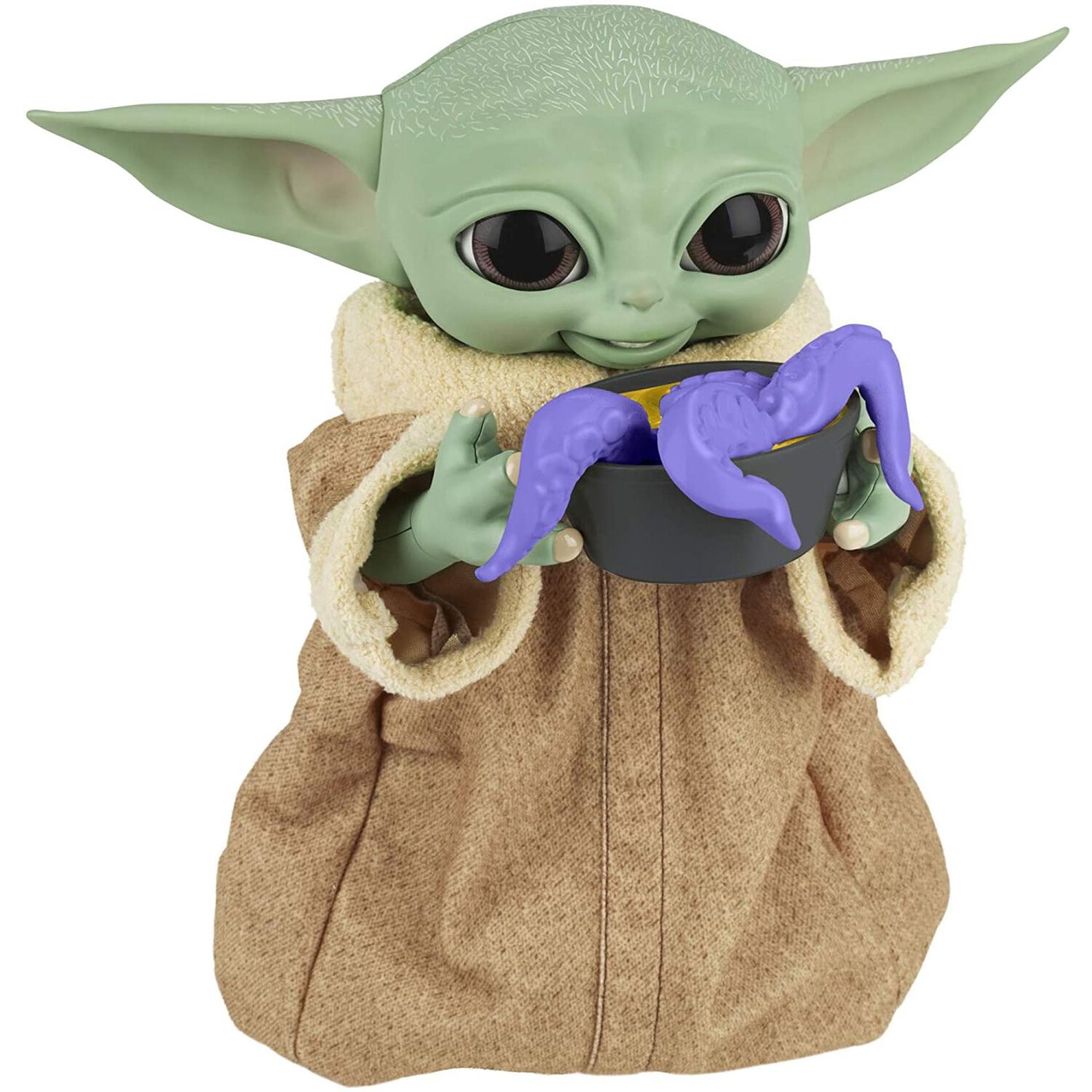 Juguete Figura De Accion Baby Yoda Interactivo Star Wars Hasbro image number 1.0