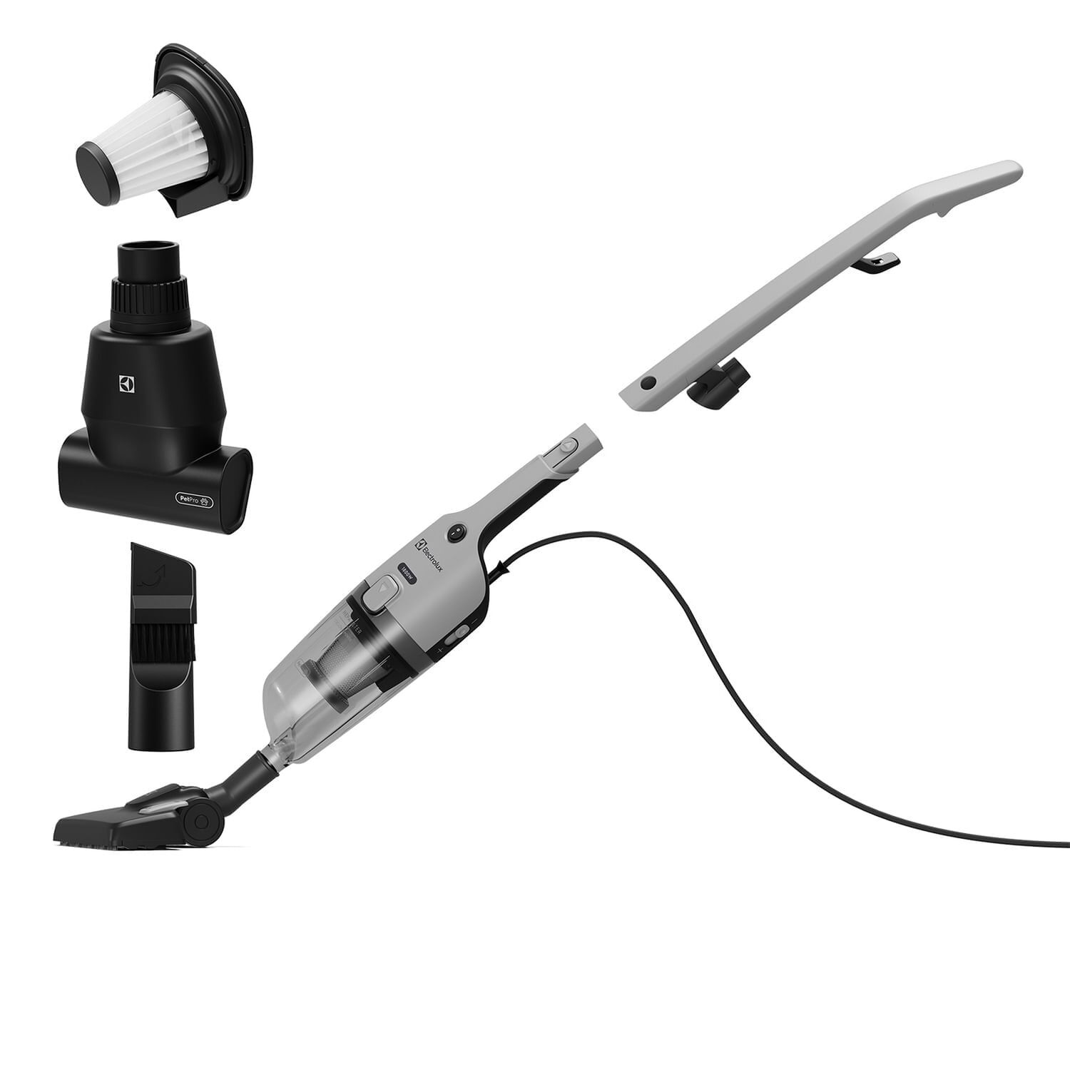 Aspiradora Vertical Con Cable Electrolux 1800w 2 En 1 Con Filtro Hepa Stk26 image number 4.0