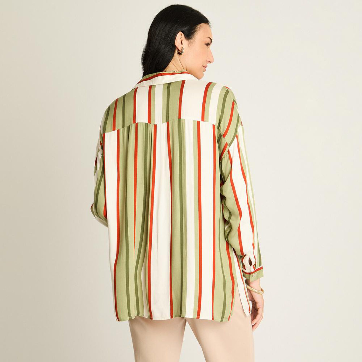 Polera Manga Larga Cuello Camisero Mujer Lorenzo Di Pontti image number 2.0