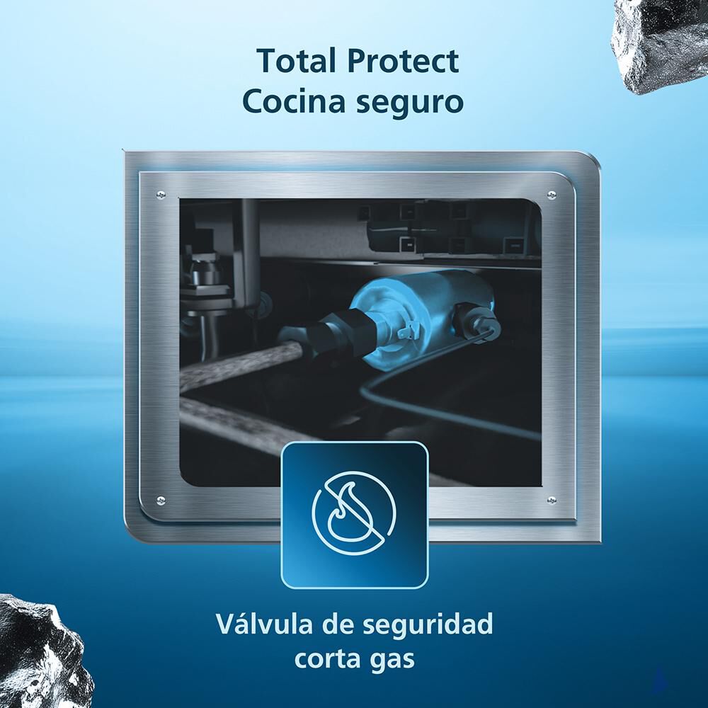 Cocina A Gas Mabe CMC5115AX0 / 4 Quemadores image number 4.0