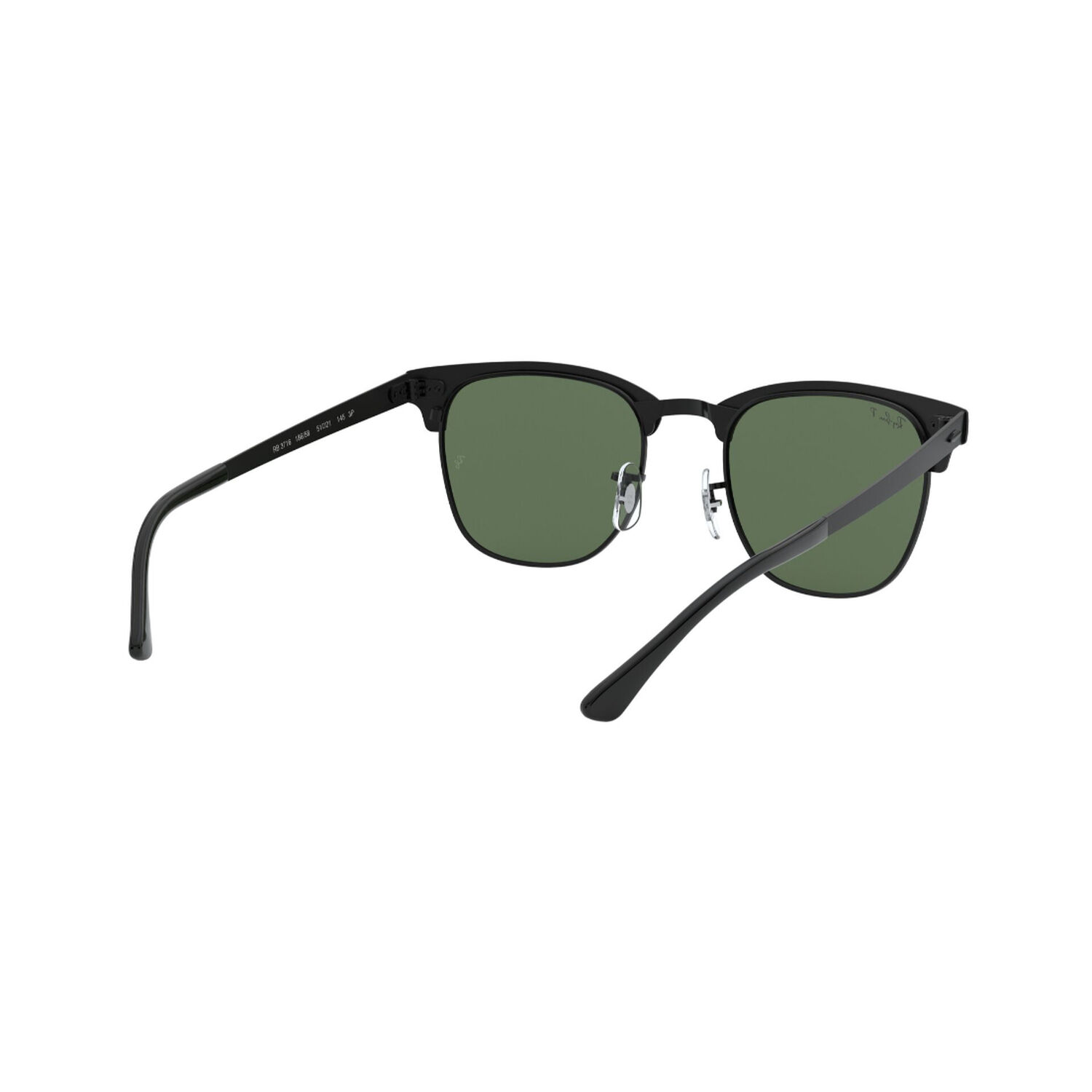 Lentes De Sol Clubmaster Metal Negro Mate Polarizados Ray-ban image number 7.0
