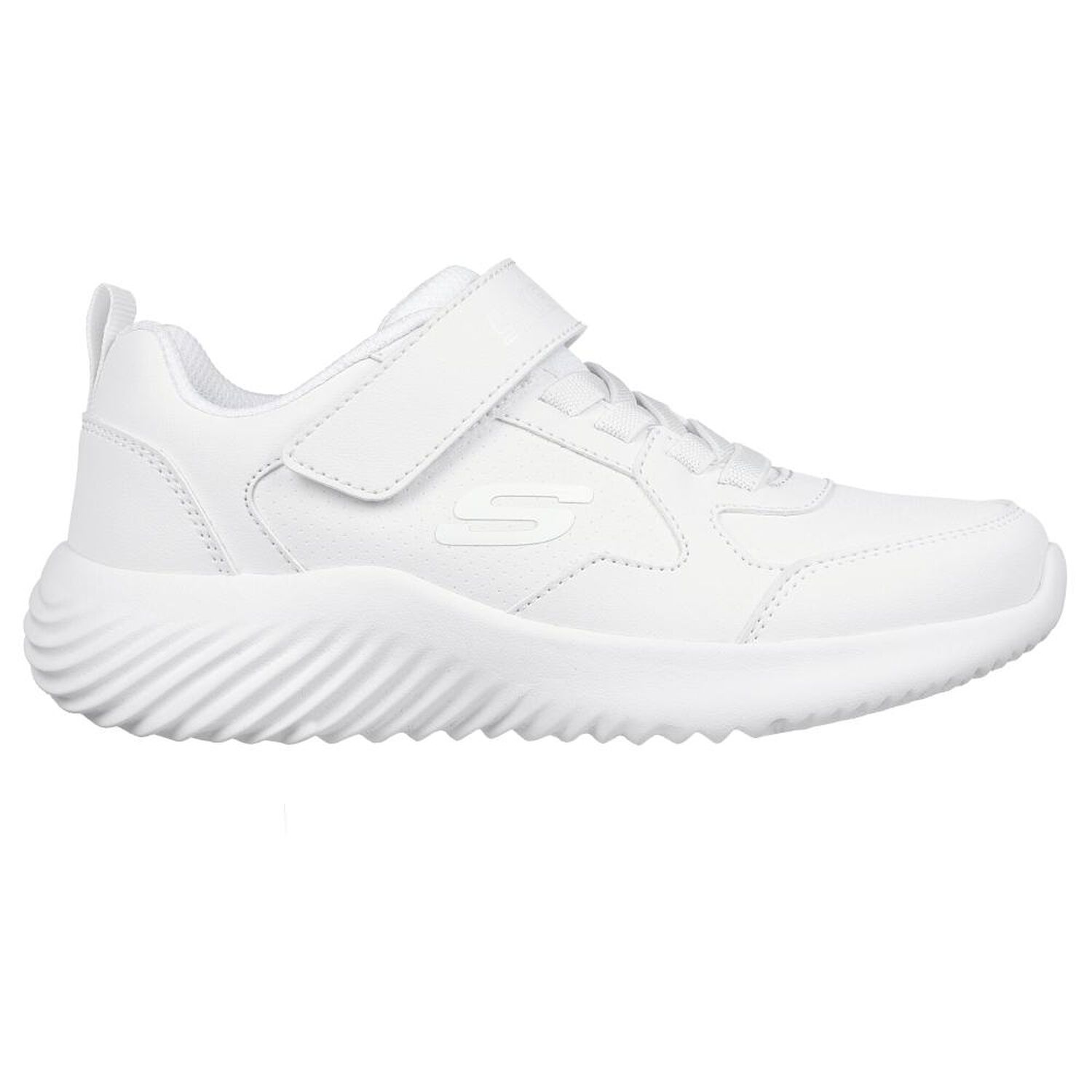 Zapatilla Escolar Ni&ntilde;o Skechers Bounder - Power Study Wht image number 0.0