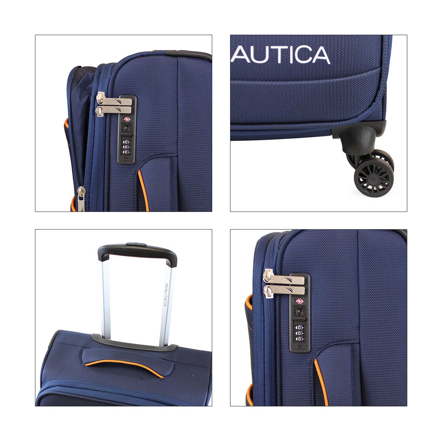 Pack 2 Maletas Blandas S+l Nautica Lisboa 10kg Y 23kg Azul image number 2.0