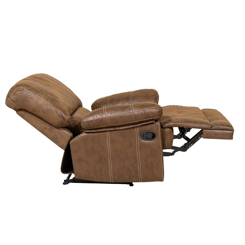 Berger Reclinable Moderno Cuero Viejo Caf&eacute; Castle 98023r image number 3.0