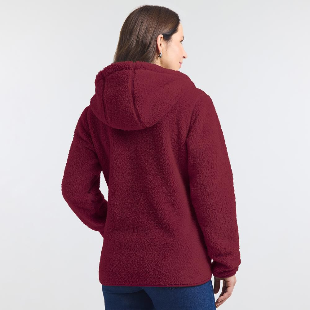 Chaqueta Reversible Regular Cuello Alto Con Capucha Mujer Geeps image number 1.0