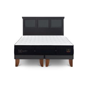 Cama Europea Cic Linea Premium / King / Base Dividida + Respaldo