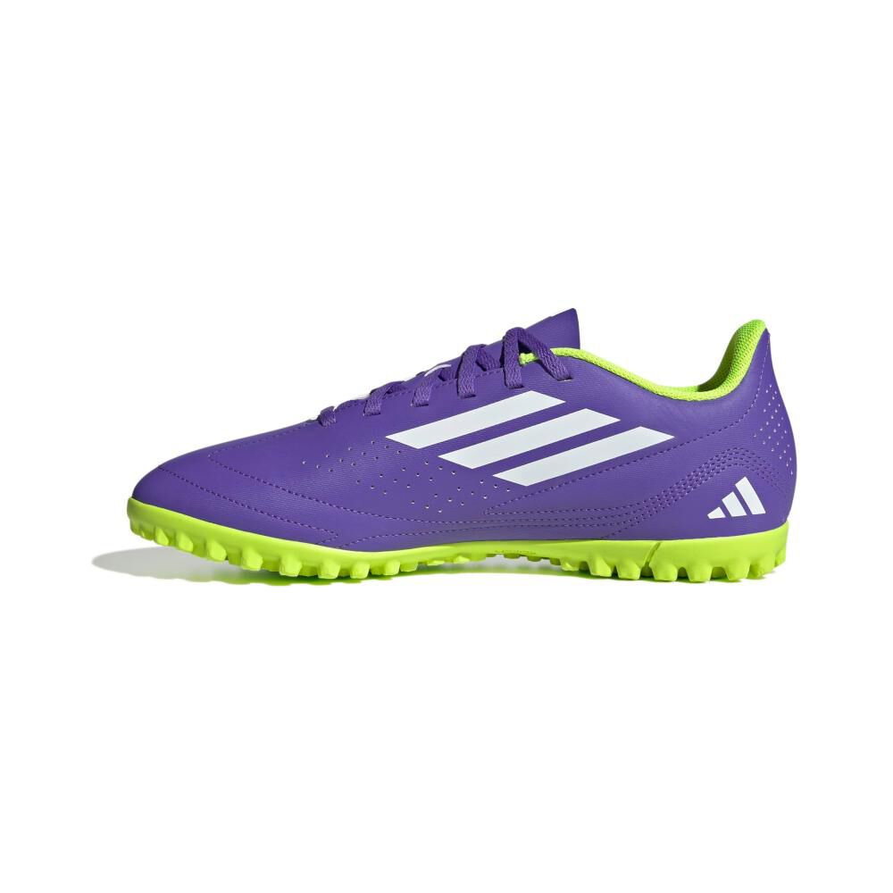 Zapatilla Fútbol Hombre Adidas Deportivo Iii Pasto Sintético Morada image number 5.0