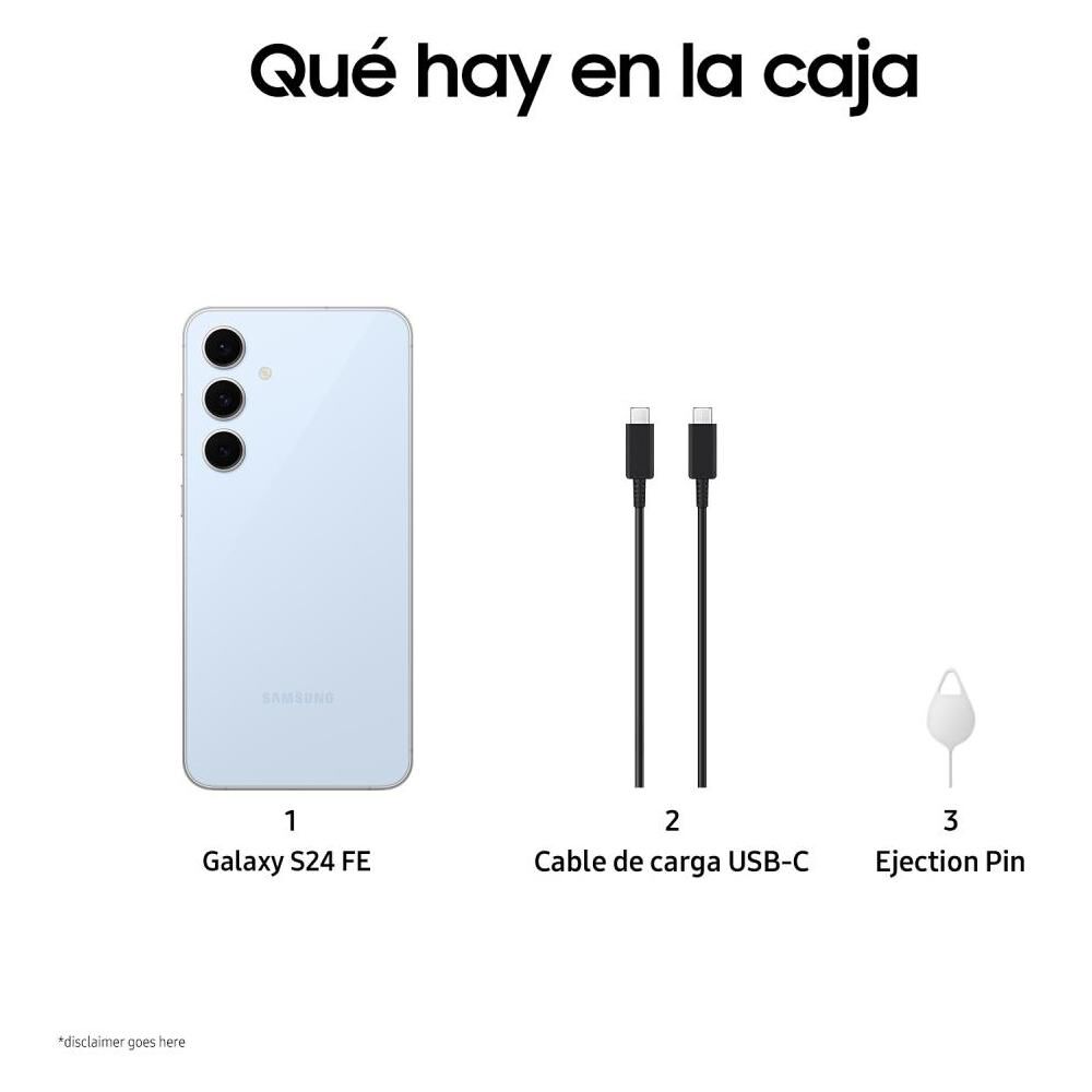 Smartphone Samsung Galaxy S24 FE / 5G / 256 GB / Light Blue / Liberado image number 5.0