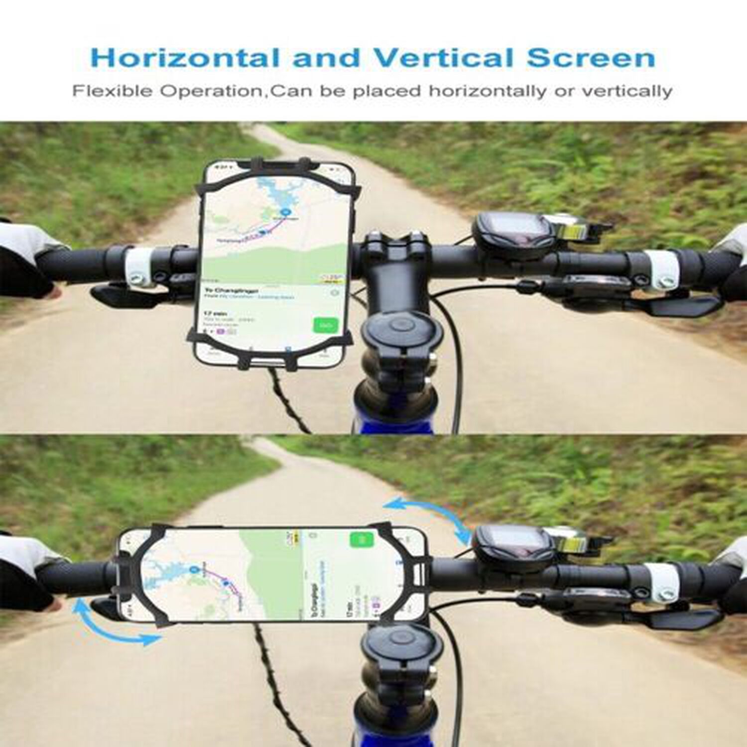 Soporte Base De Celular Para Bicicleta Giratorio Motocicleta Bici Ruta Deportiva Flexible image number 4.0