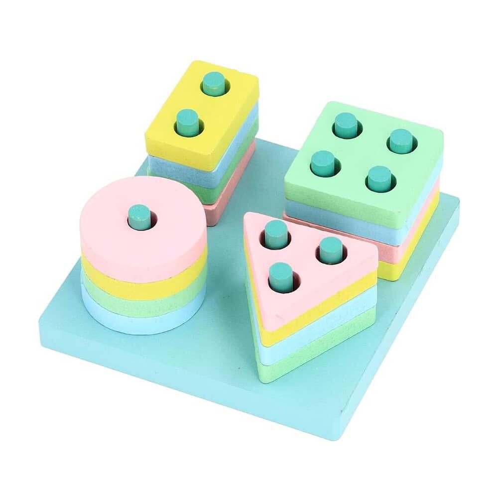 Juguete Didactico Construccion Bloques Apilables image number 0.0