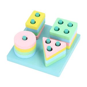 Juguete Didactico Construccion Bloques Apilables