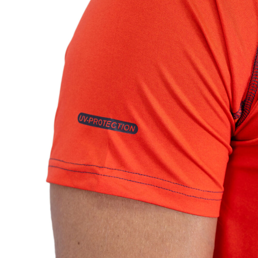 Polera Dry Fit Hw Spx Manga Corta Hombre Orange image number 1.0
