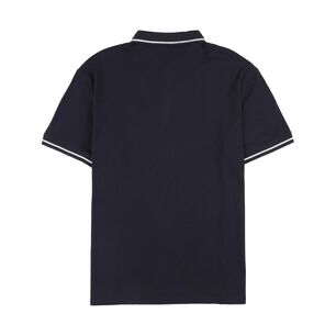 Polera Manga Corta Piqu&eacute; Hombre Az Black