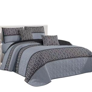 Cubrecama De Verano King Quilt + 2 Fundas De Almohada Cobertor Delgado Cmv-46