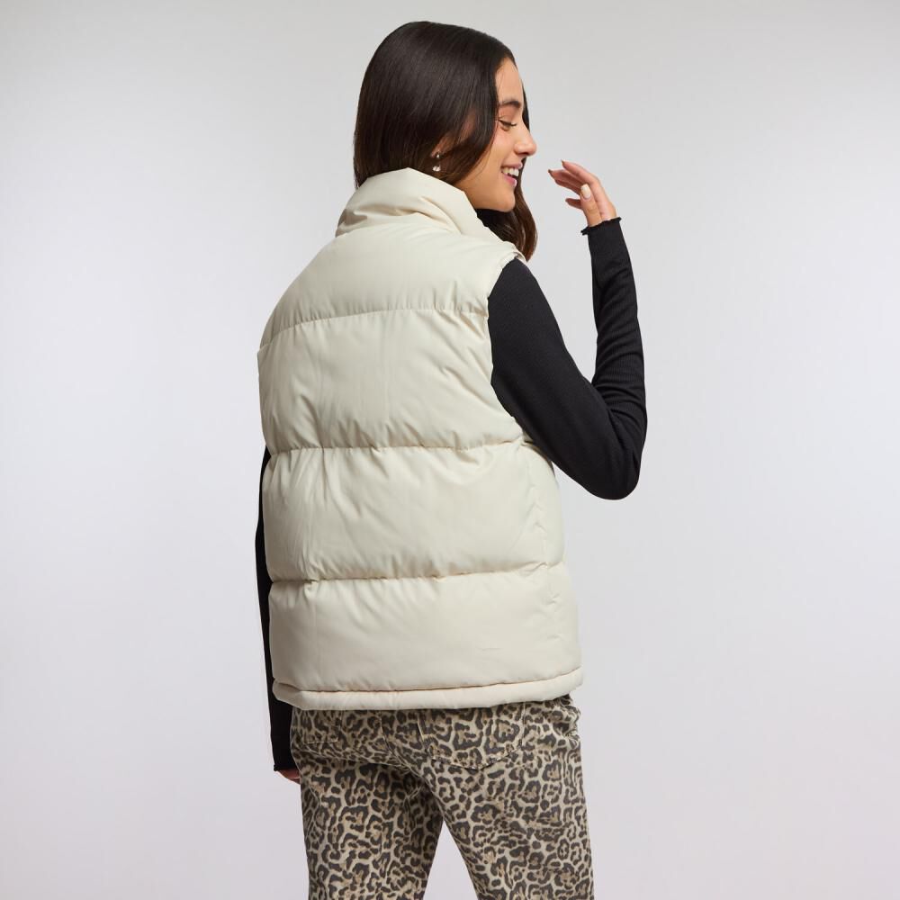 Parka Regular Sin Mangas Cuello Alto Mujer Freedom image number 3.0