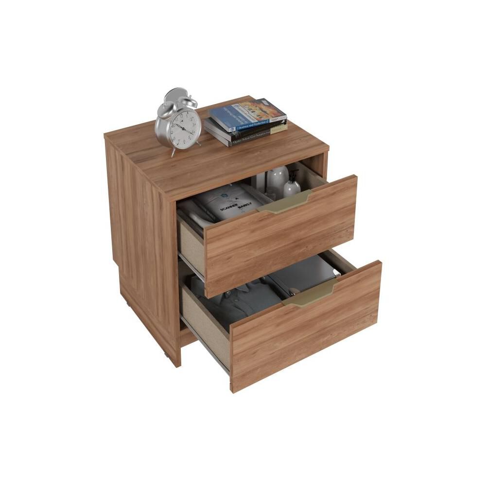 Velador Fit 2 Cajones Canela image number 2.0