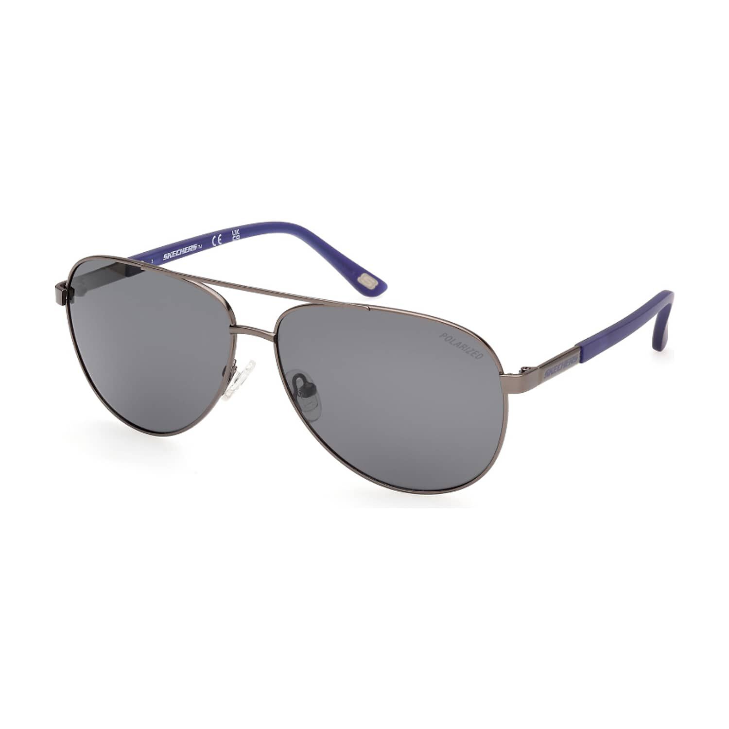 Lentes De Sol Gris Mate Polarizados Skechers image number 1.0