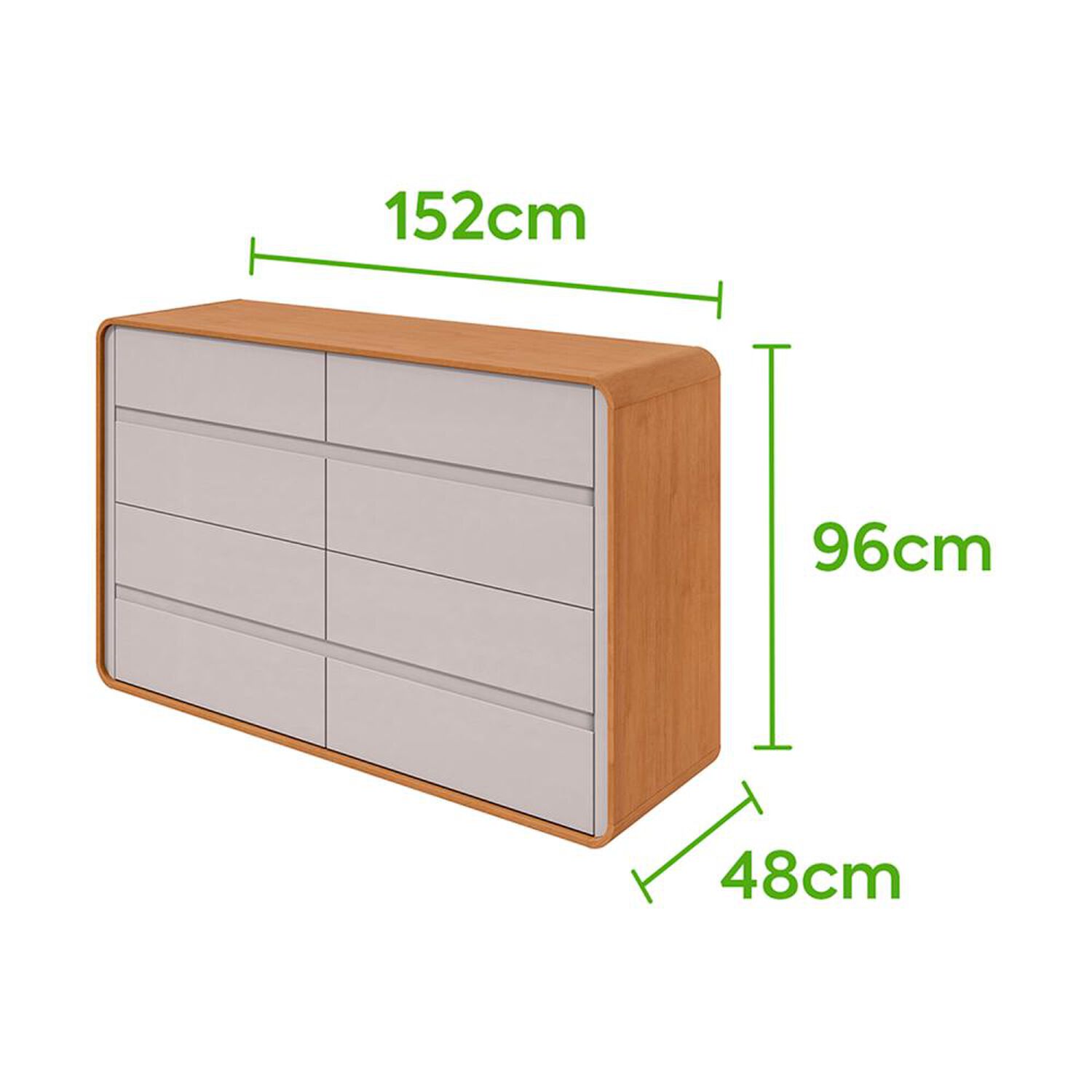 Comoda Di Poretti Design Comoda Loop / 8 Cajones image number 2.0