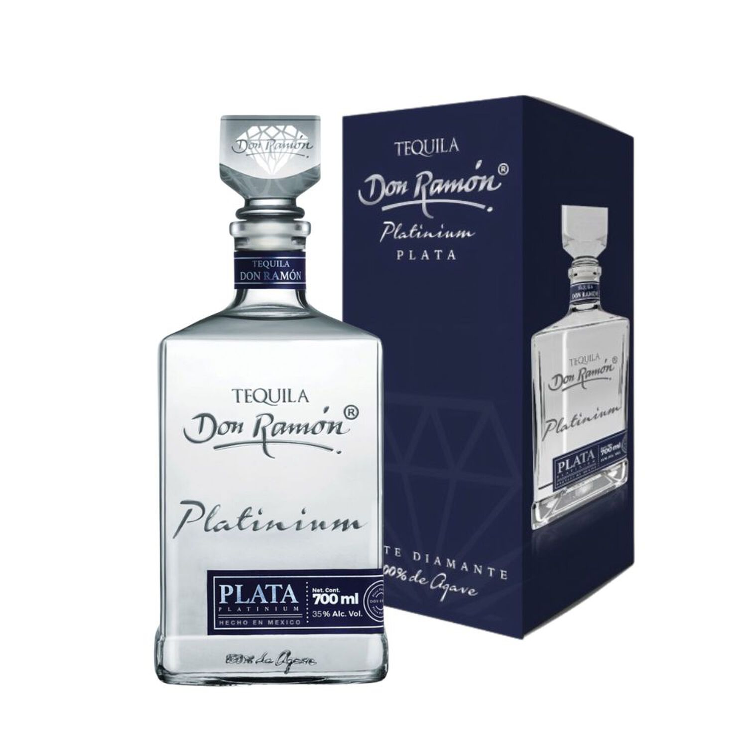 Tequila Don Ram&oacute;n Platinium Plata 750ml image number 0.0