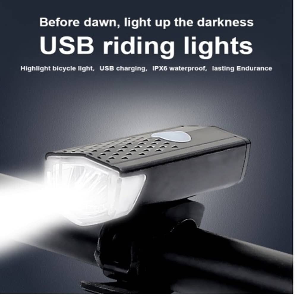 Luz Linterna Led Para Bicicleta Recargable Usb Frontal image number 2.0
