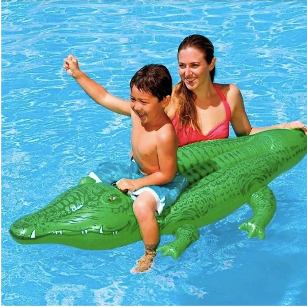 Flotador Inflable Cocodrilo 168cm image number 2.0
