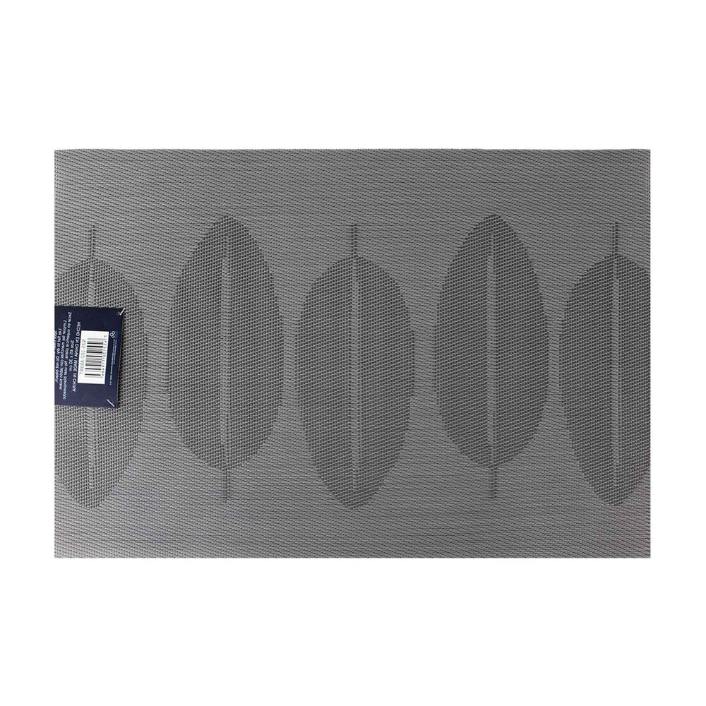Pack 6 Individuales Nautica Home 45x30cm Reversible Hojas Gris image number 2.0
