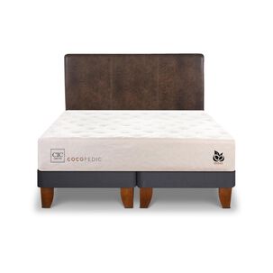 Cama Europea Cic Cocopedic / 2 Plazas / Base Dividida + Respaldo